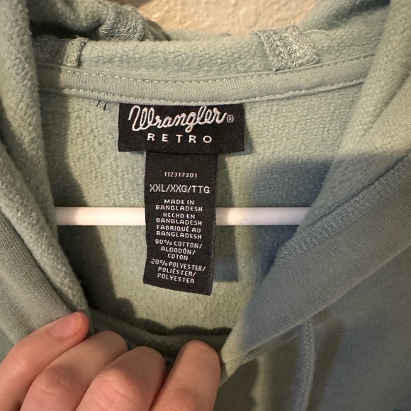 WOMEN'S WRANGLER RETRO® LOGO ARM PULLOVER HOODIE size XXL - Picture 8 of 10